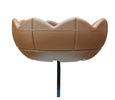 Садовый цветник Гейзер-1 с вазоном 600, цвет терракот, высота 760