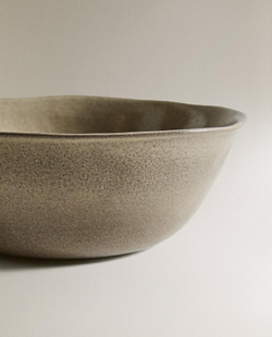 ZARA HOME САЛАТНИЦА С РЕЛЬЕФНЫМИ КРАЯМИ, ЗЕЛЕНЫЙ