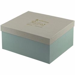 Lenardi 144-475 Фруктовница 30,5см БАБОЧКИ ментол на ножке в под.уп.(х4)Фарфор