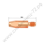FUBAG Контактный наконечник M6х28 мм CuCrZr D=1.2 мм (25 шт.)