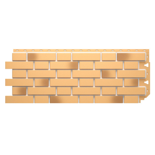 Панель фасадная Docke Флемиш Желтый жженый 1095х420 мм