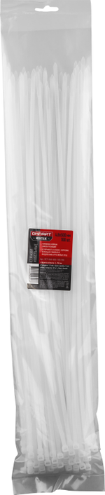 Хомут 90 306 OCT-048-500-100-WH (уп.100шт) ОНЛАЙТ 90306