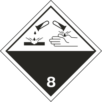 Класс 8 "Едкие (коррозионные) вещества"