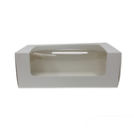 Упаковка под рулет с окном БЕЛАЯ 300*130*110 мм