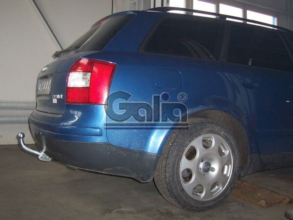 Фаркоп оцинкованный Galia A036A для Audi A4 2000-2007, VW Passat 1996-2005(паспорт и сертификат в комплекте)(без электрики)