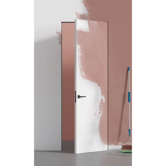 Скрытая дверь под окраску VFD Invisible AL кромка открывание на себя