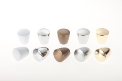 Дверь одностворчатая распашная Vegas - Glass EP 75см. профиль гл.хром, стекло прозрачное