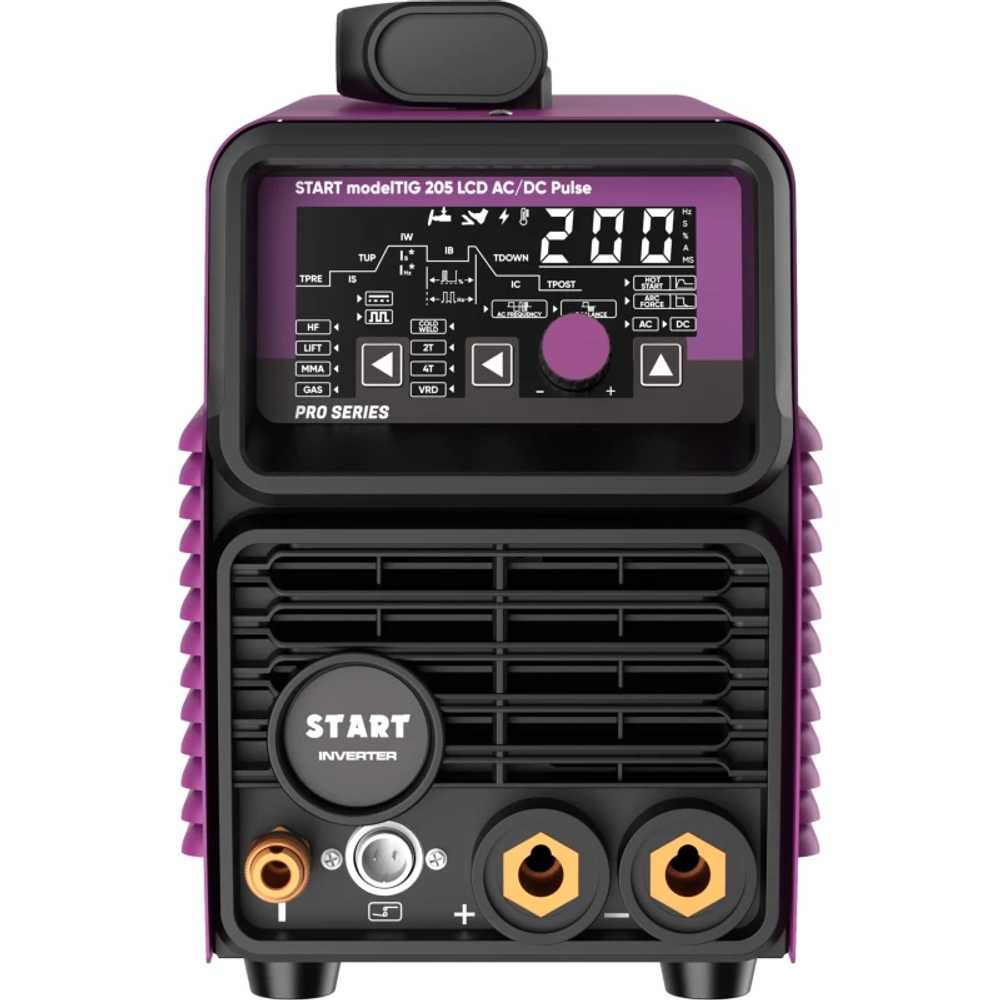 START modelTIG 205 LCD AC/DC TIG PULSE установка аргонодуговой сварки 3W205APL