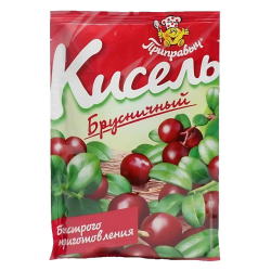 Кисель быстрого приготовления Приправыч Брусника 110гр. 1 шт.