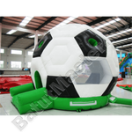 Коммерческий надувной батут «Футбольный мяч» с крышей, 4,5*4,5*5