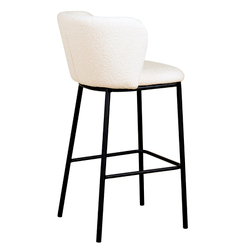 Стул барный Bergenson Bjorn Foggy букле молочный