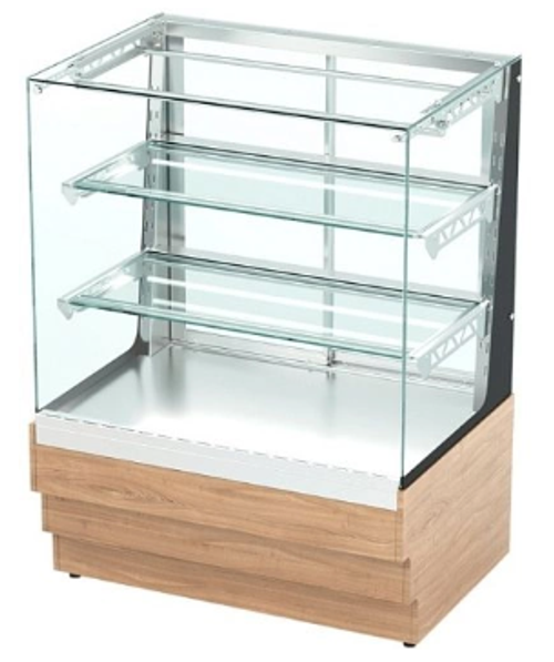 Витрина кондитерская холодильная REFETTORIO Crystal RKC22A-MV, 3 полки