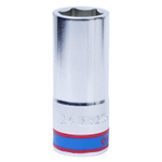 KING TONY (623524M) Головка торцевая глубокая шестигранная 3/4", 24 мм