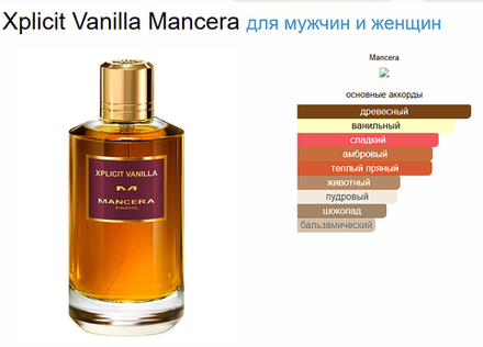 Mancera Xplicit Vanilla 120 ml (duty free парфюмерия)