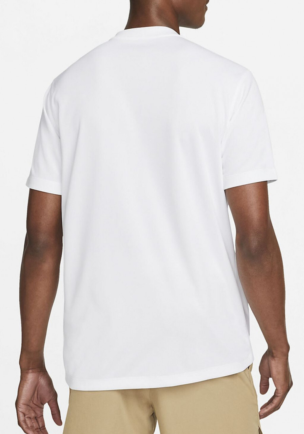 Мужское теннисное поло Nike Men's Court Dri-Fit Blade Solid Polo - белый