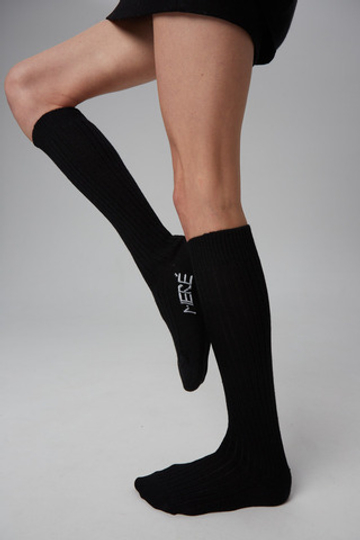 Гольфы из шерсти, черный