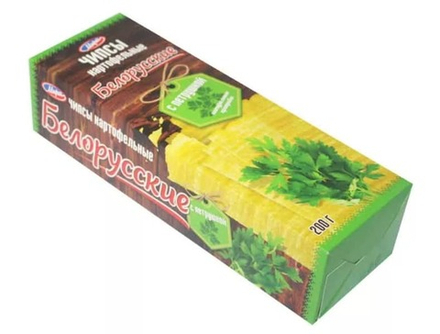 Чипсы "Белорусские" 200г. картофельные с петрушкой Мира