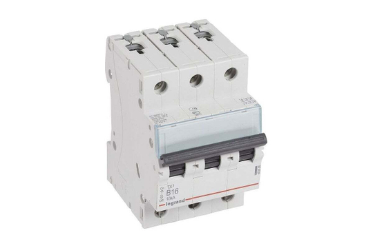 Автоматический выключатель B16A 3П 6000/10kA Tx3 Legrand