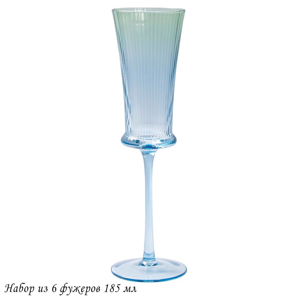 Lenardi 584-007 Набор из 6 фужеров 185мл в под.уп.(х4)Стекло