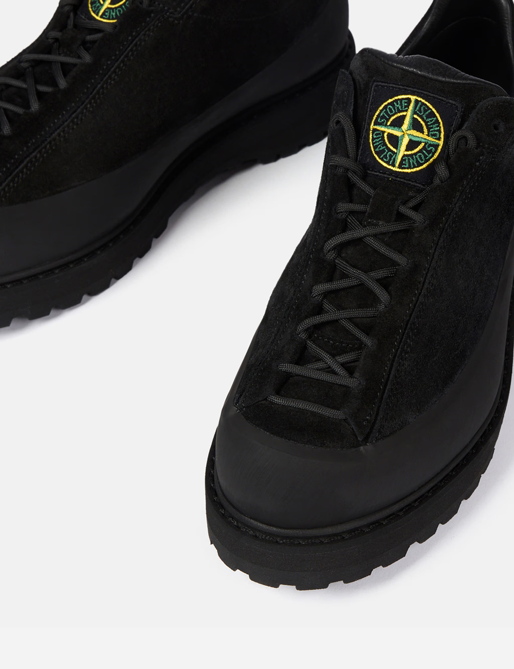 Stone Island Suede Shoes "Black"
