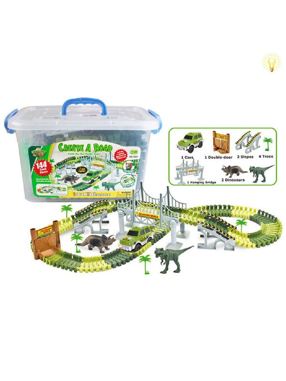 Автотрек гибкий 210см с аксессуарами (200803587)