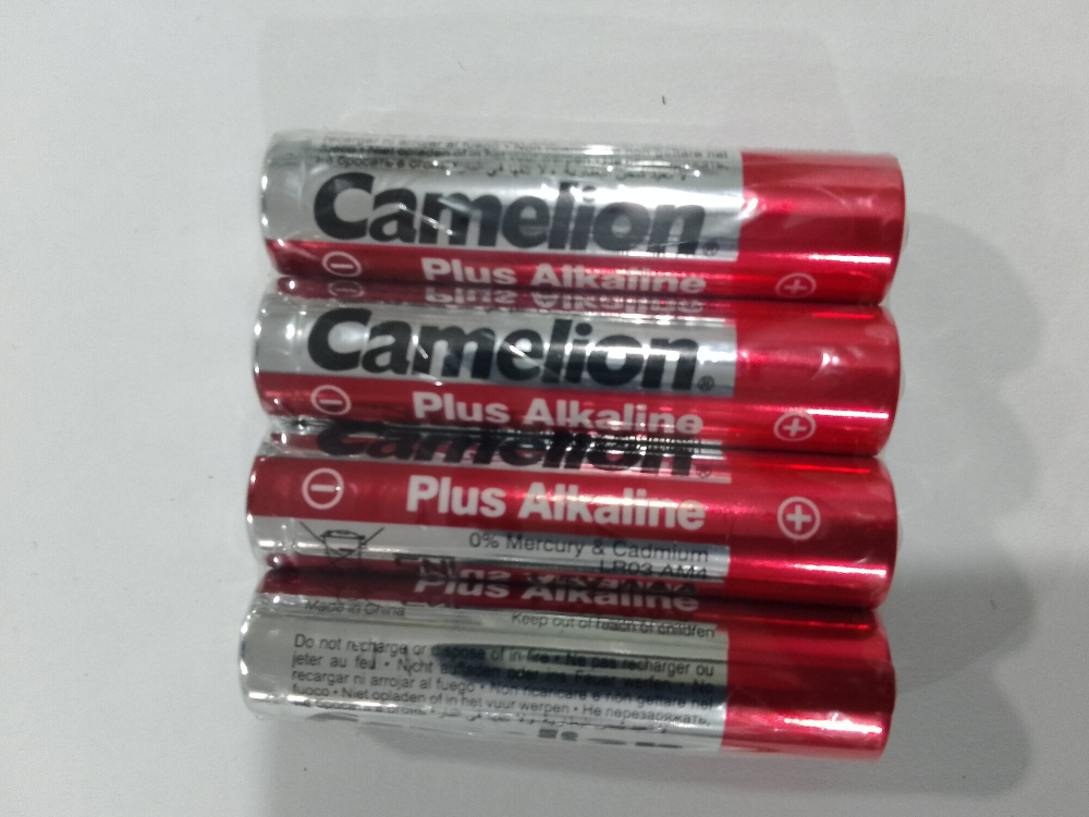 Батарейка Camelion LR03 мизинчиковые, AAA, алкалиновые (щелочные) (цена за 4 штуки)