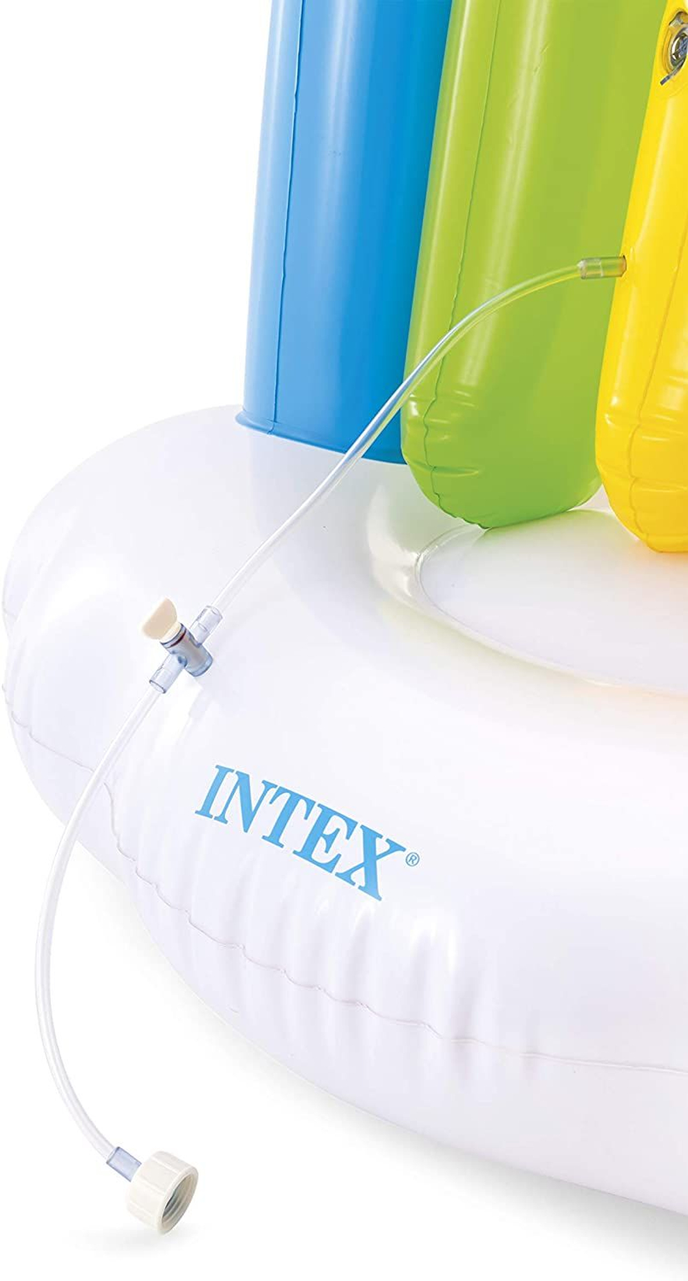 Надувная арка разбрызгиватель Радуга Intex 56597 300х109х180 см от 3 лет фонтан водяная игрушка