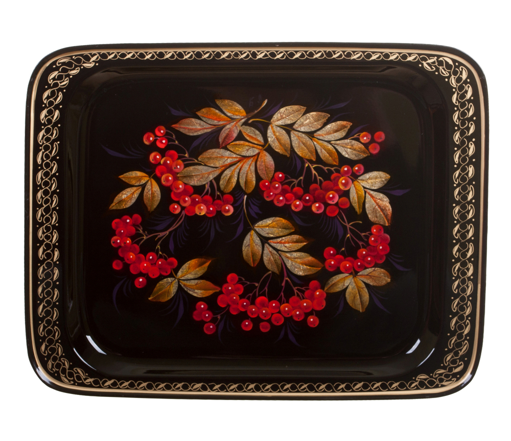 Zhostovo metal tray A13D26092478