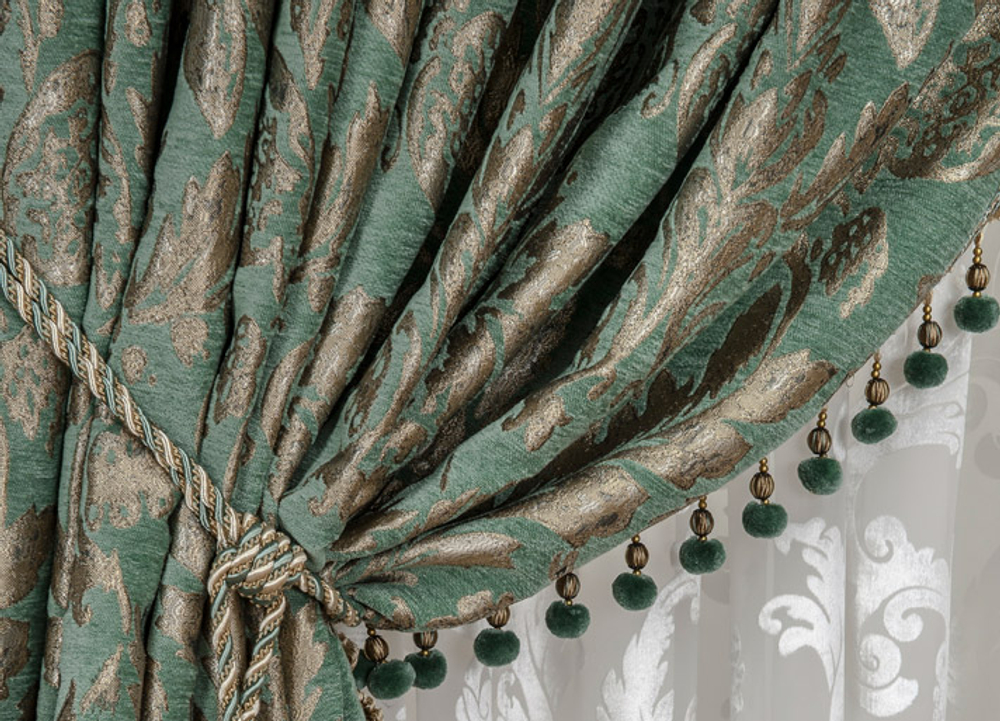 Портьерная ткань Antique арт J 4430 col 5403 (высота 300 см, Турция)