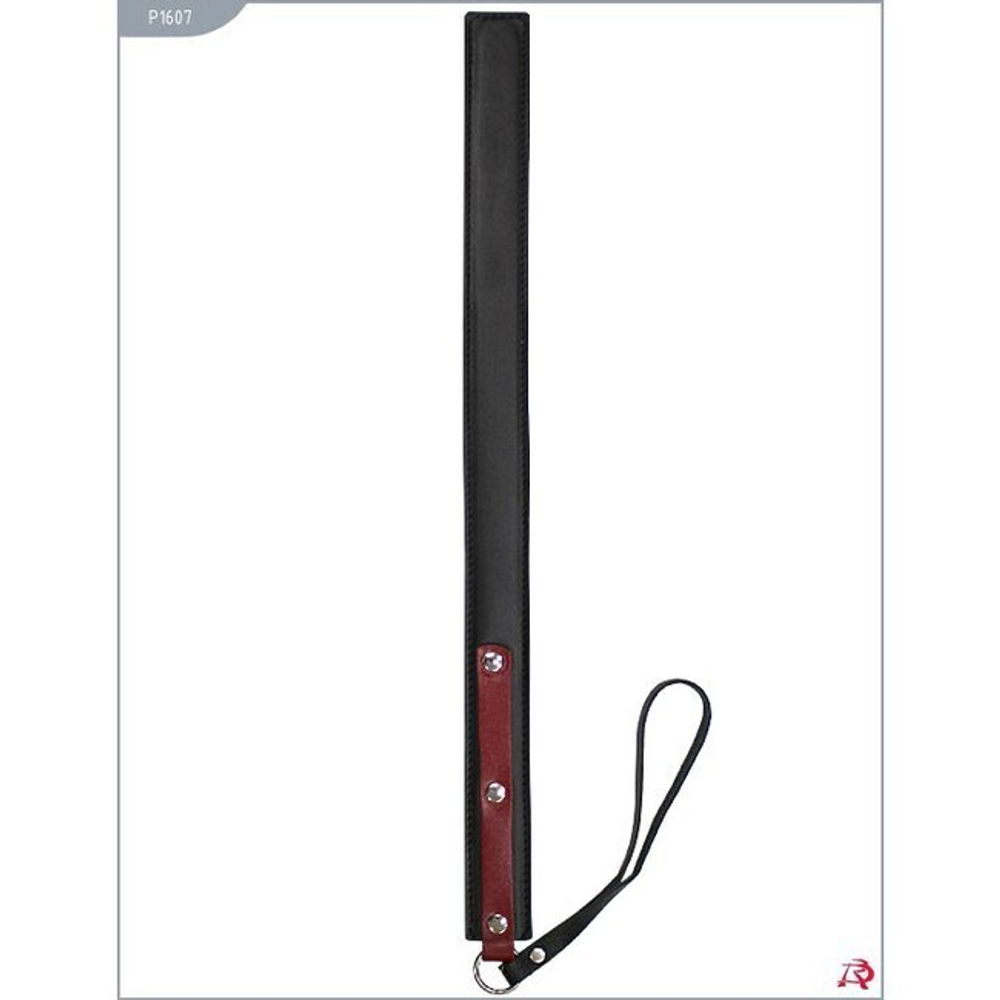 Спанкер жесткий (красная ручка) (Цвет: черный с красным)