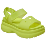 Crocs Soho One Strap Sandals 6cm Women"s Neon Green