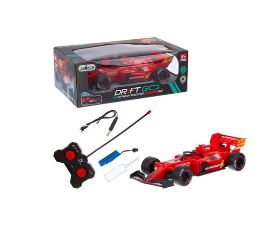 Машинка на пульте радиоуправления " Drift GO " М1:18 ( свет, пар )