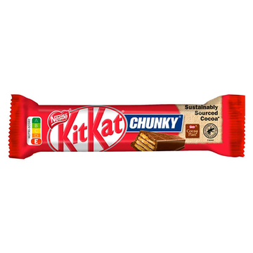 Шоколадный батончик KitKat Chunky в молочном шоколаде, 40 г (Польша)