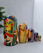 Матрёшка 5м 18см Малевич-Кандинский