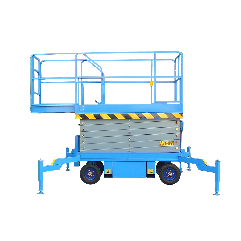 Подъемник ножничный самоходный 500 кг 9/11 м TOR SJY-0,5-9DC аккумуляторный