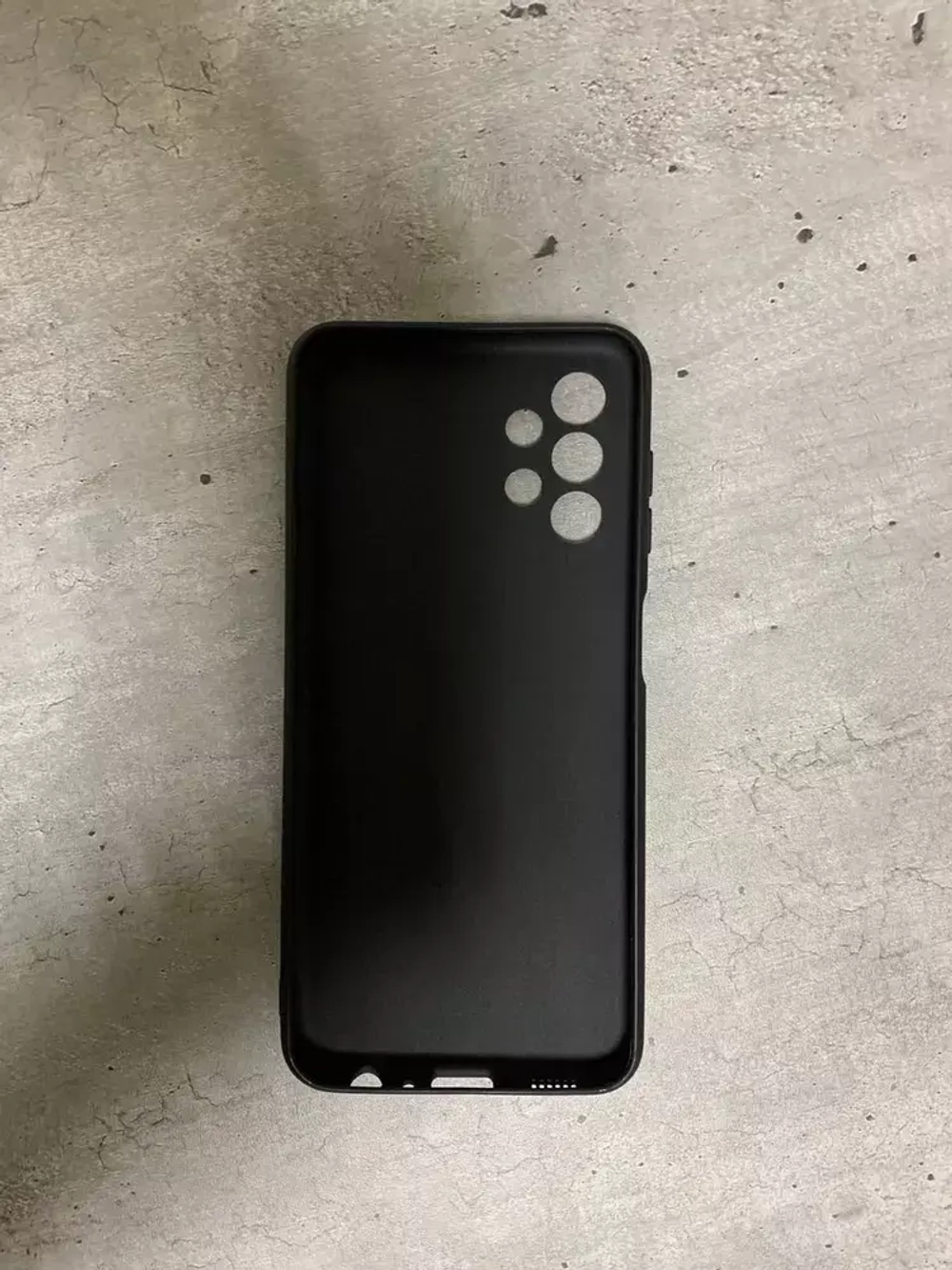 Накладка Samsung A13 силикон Black