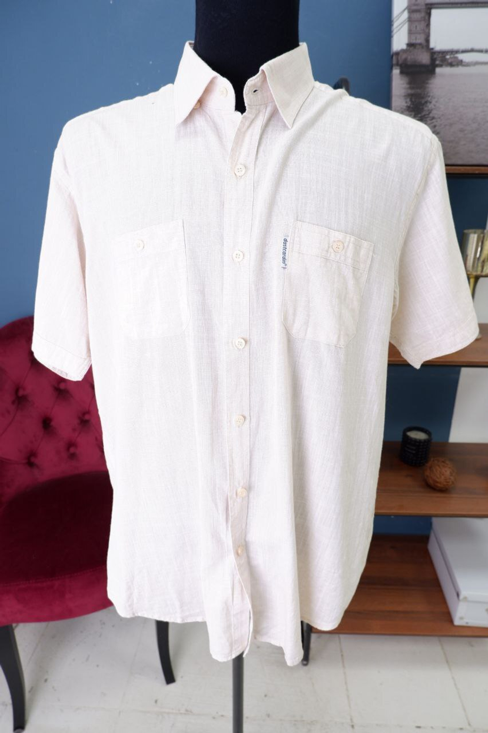 Рубашка Dast Cardin из льна 52 размер