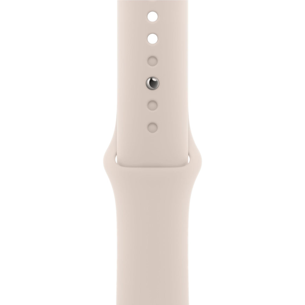 Умные часы Apple Watch SE (2022) GPS, 40mm, Aluminium Case with Sport Band S/M, Starlight (Сияющая звезда)