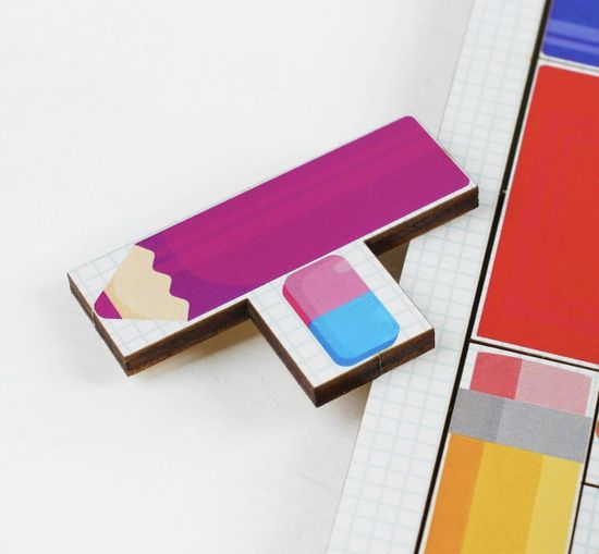 Головоломка "Цветные карандаши"