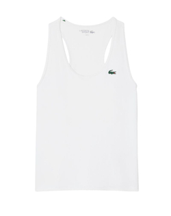 Топ теннисный Lacoste Sport Slim Fit Tank - white