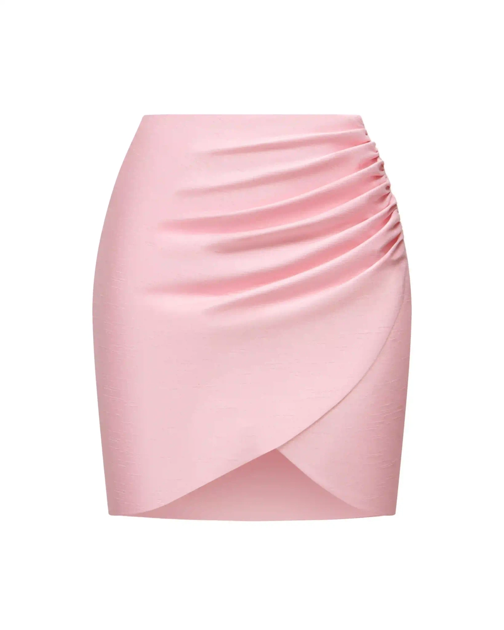 Loreen no frill, юбка мини из розовой тафты