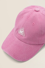 Кепка KUL'TURA "Logo K" Garment Dyed Розовый