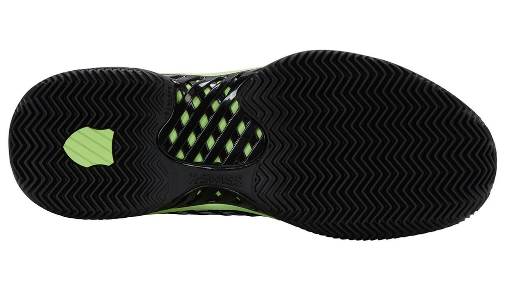 Теннисные кроссовки K-Swiss Express Light 3 Clay - black/soft neon green