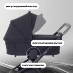 Детская коляска Rant Flex 3 в 1 RA077 Black