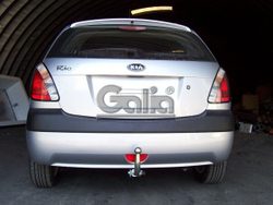 Фаркоп оцинкованный Galia K033A для Kia Rio II хетчбек 5 дверей 2005-2011(паспорт и сертификат в комплекте)(без электрики)