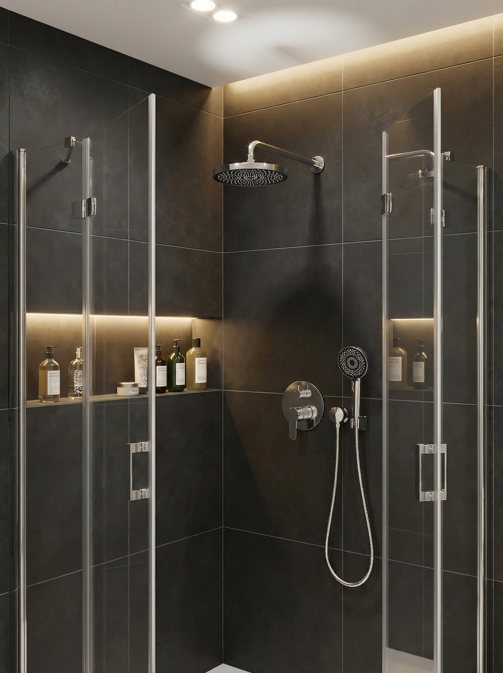 Душевой комплект DIWO Ярославль DW-YAR30CR С ВНУТРЕННЕЙ ЧАСТЬЮ, хром