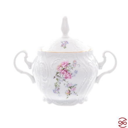 Сахарница Bernadotte Дикая роза золото 300мл