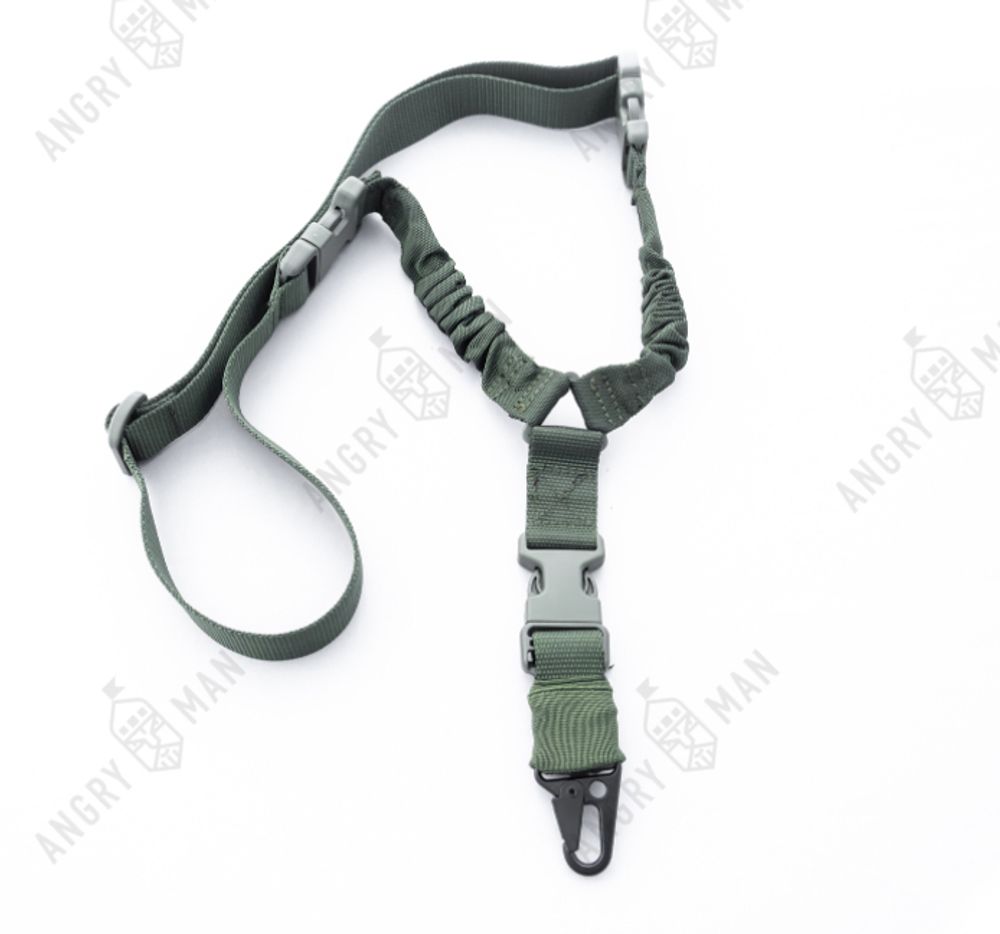 Тактический одноточечный ремень с карабином и амортизатором, K.Arma