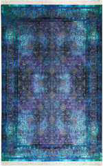 Иранский ковер из искусственного шелка 150 х 250 Rokhbaft 201715 Иран