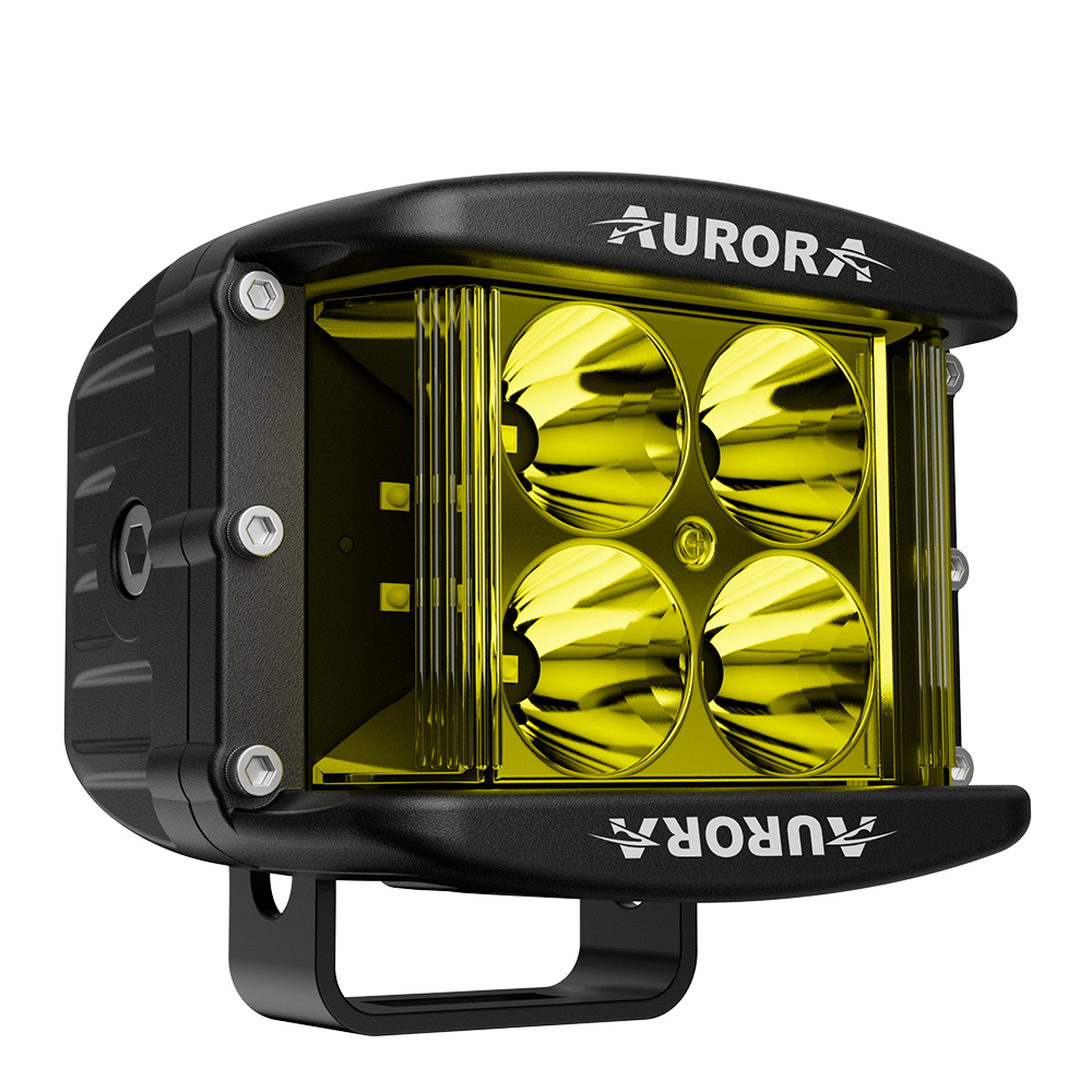 Фара Aurora 2" Side Shooter дальнего желтого света ALO-T-2-P4E15D1